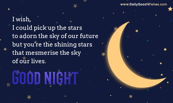 Free Good Night wishes e-Card